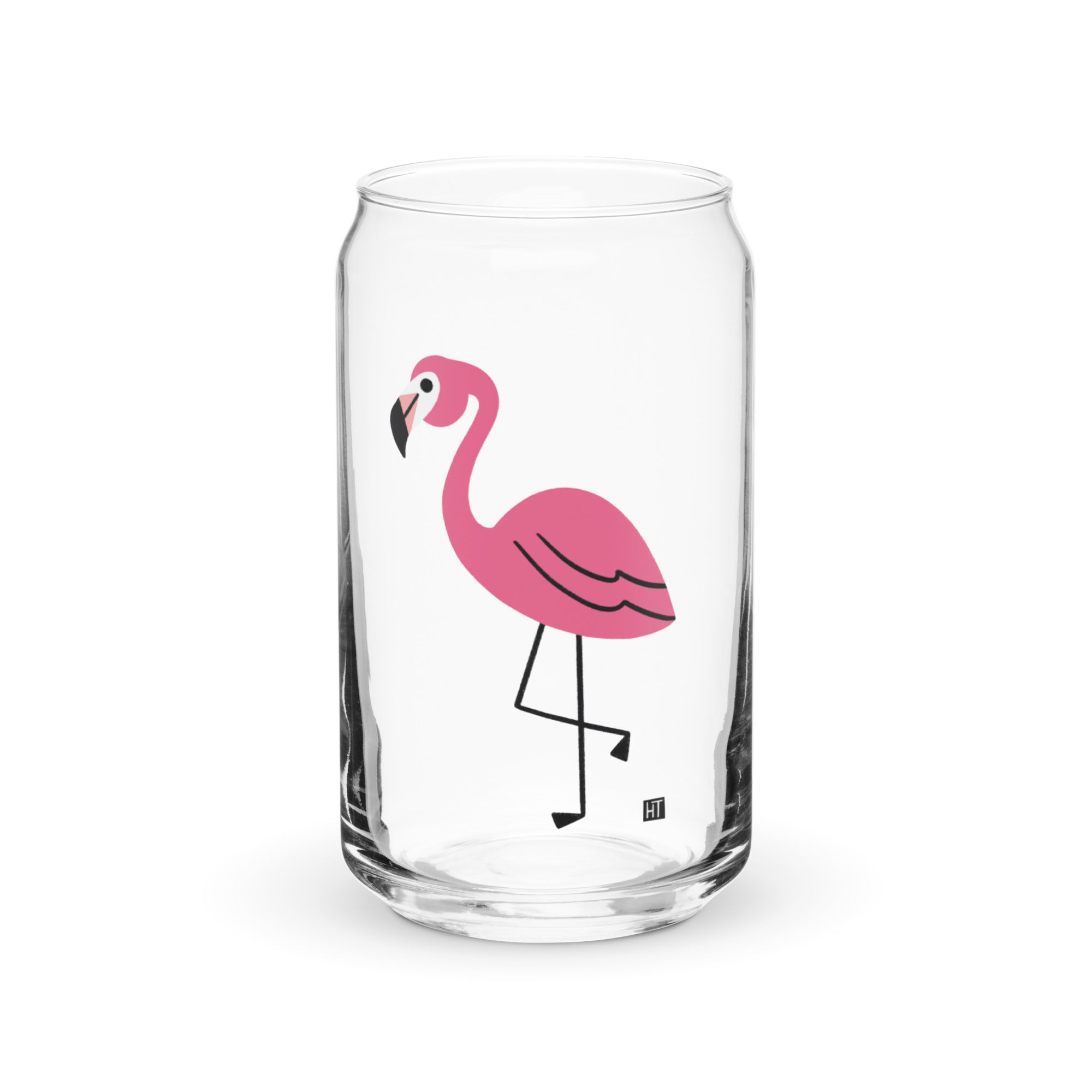 Flamingo Glass, Flamingo Can Glass, Half and a Third, Katey Stafford