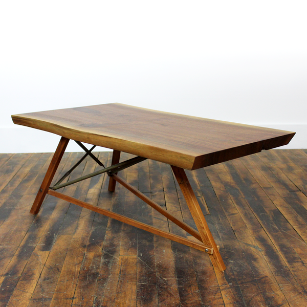 Live Edge Walnut Ironing Board Coffee Table